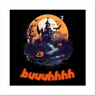 Buuhhhh-Halloween Haunt Posters and Art